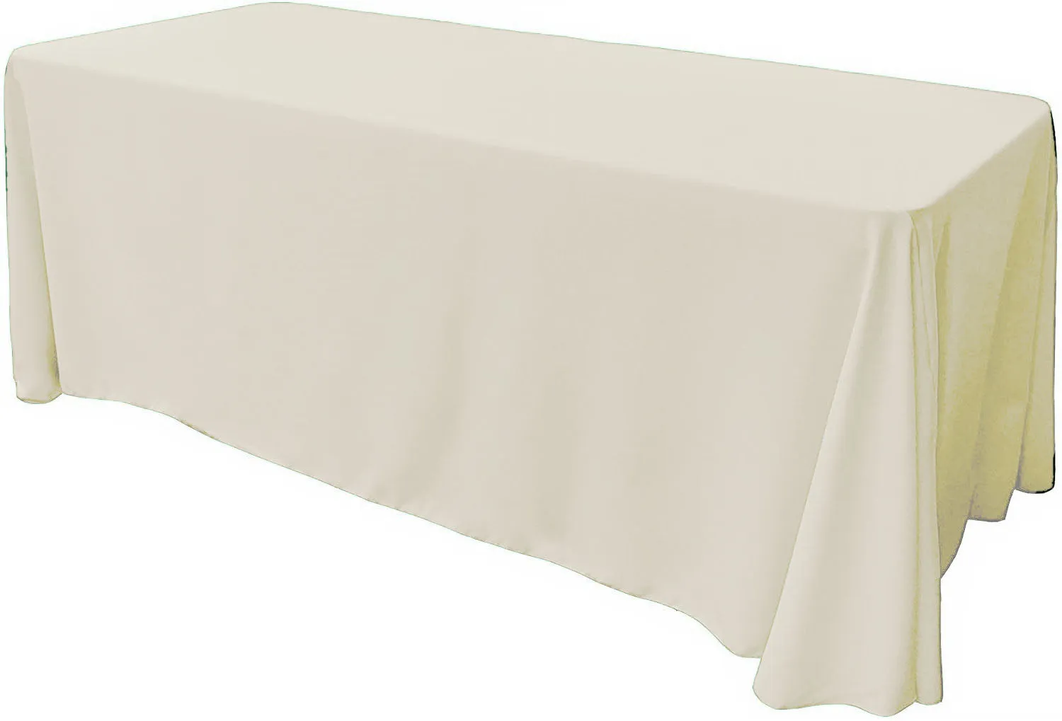 90" X 132" Rectangular Seamless Polyester Poplin Tablecloth, for Party/Wedding Tablecloth