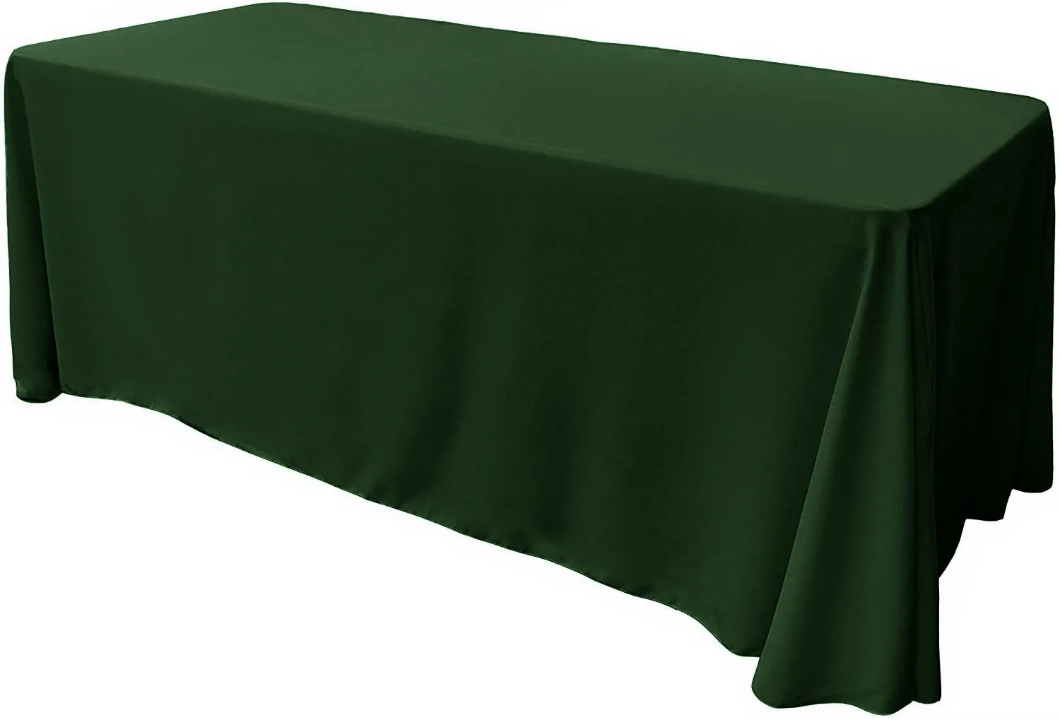 90" X 132" Rectangular Seamless Polyester Poplin Tablecloth, for Party/Wedding Tablecloth