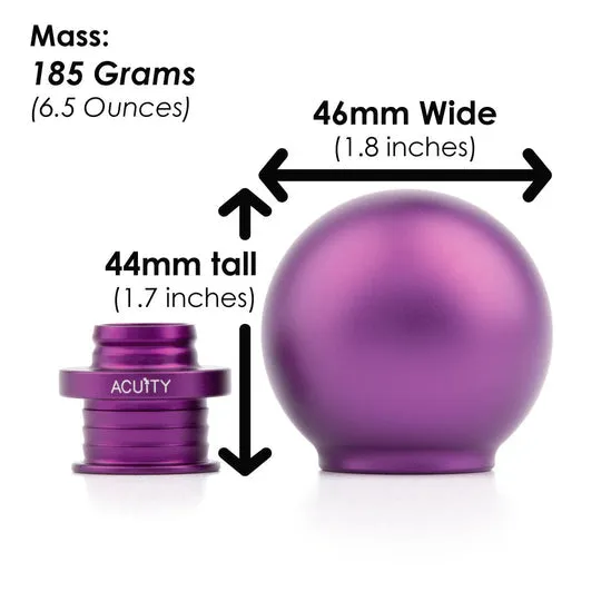 Acuity POCO Low-Profile Shift Knob Purple (M10X1.5) - 1925-PP