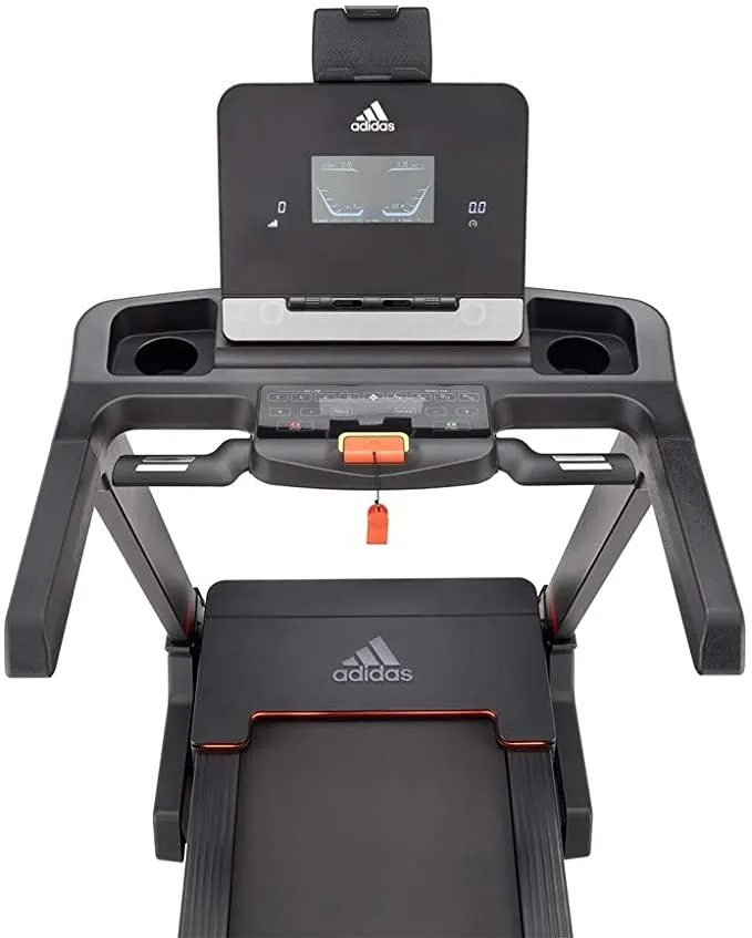 Adidas Unisex Adult T-19 Cardio Treadmill Training Equipment - 3.5HP DC motor - Black