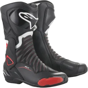 Alpinestars SMX-6 V2 Black/Red Boots