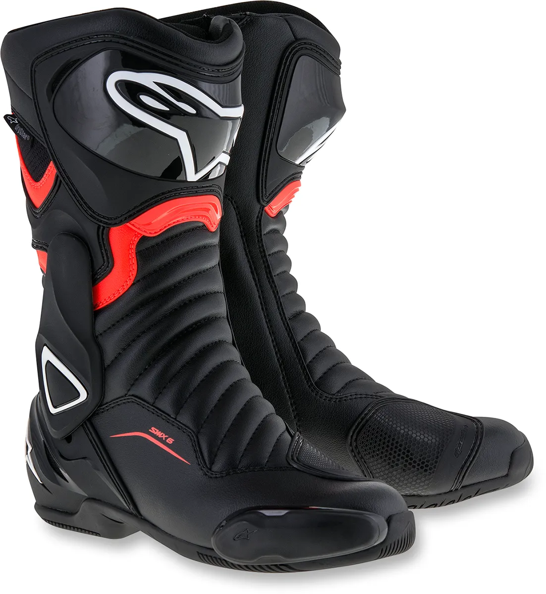 ALPINESTARS SMX-6 v2 Drystar? Boots - Black/Red - US 12.5 / EU 48 2243017-1030-48