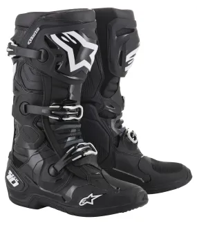 ALPINESTARS TECH 10 BOOTS BLACK SIZE 10 2010020-10-10