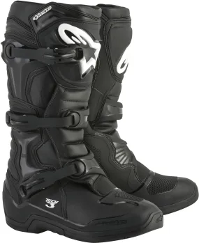 ALPINESTARS TECH 3 BOOTS BLACK SZ 09 2013018-10-9