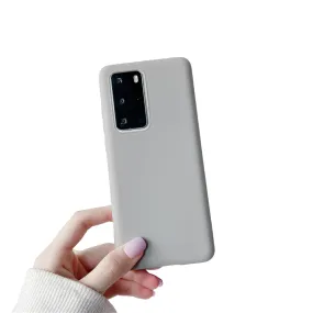 Anymob Samsung Gray Candy Color Phone Case Silicone Back Cover