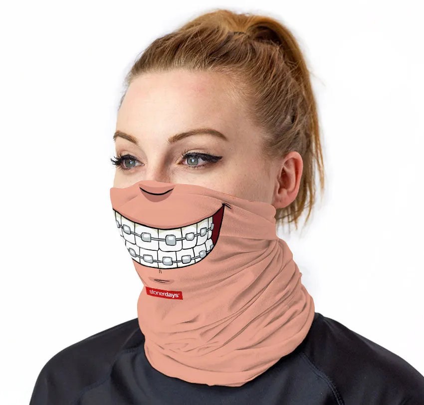 Braces Smiley Neck Gaiter