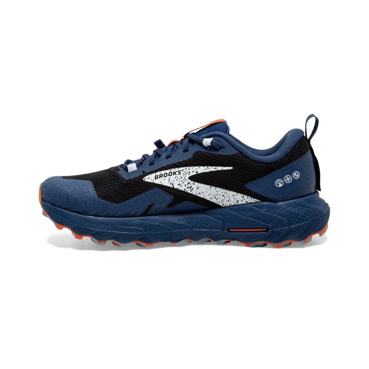 Brooks Cascadia 17 GTX (Men's) - Black/Blue/Firecracker