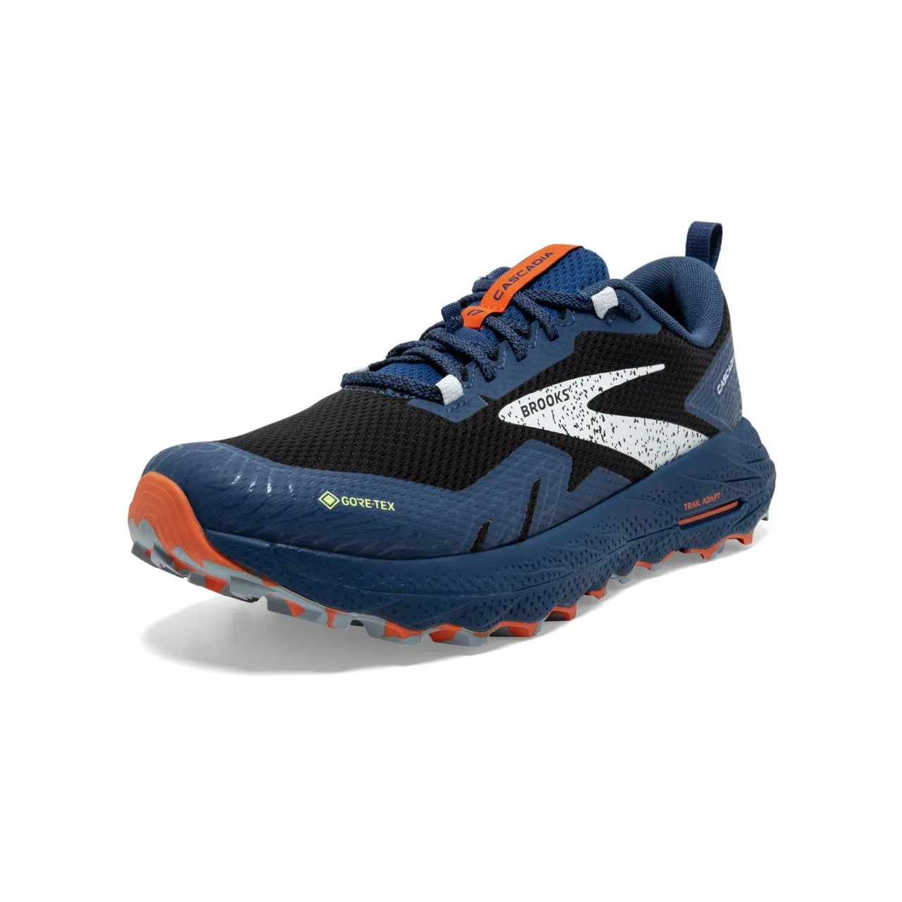 Brooks Cascadia 17 GTX (Men's) - Black/Blue/Firecracker