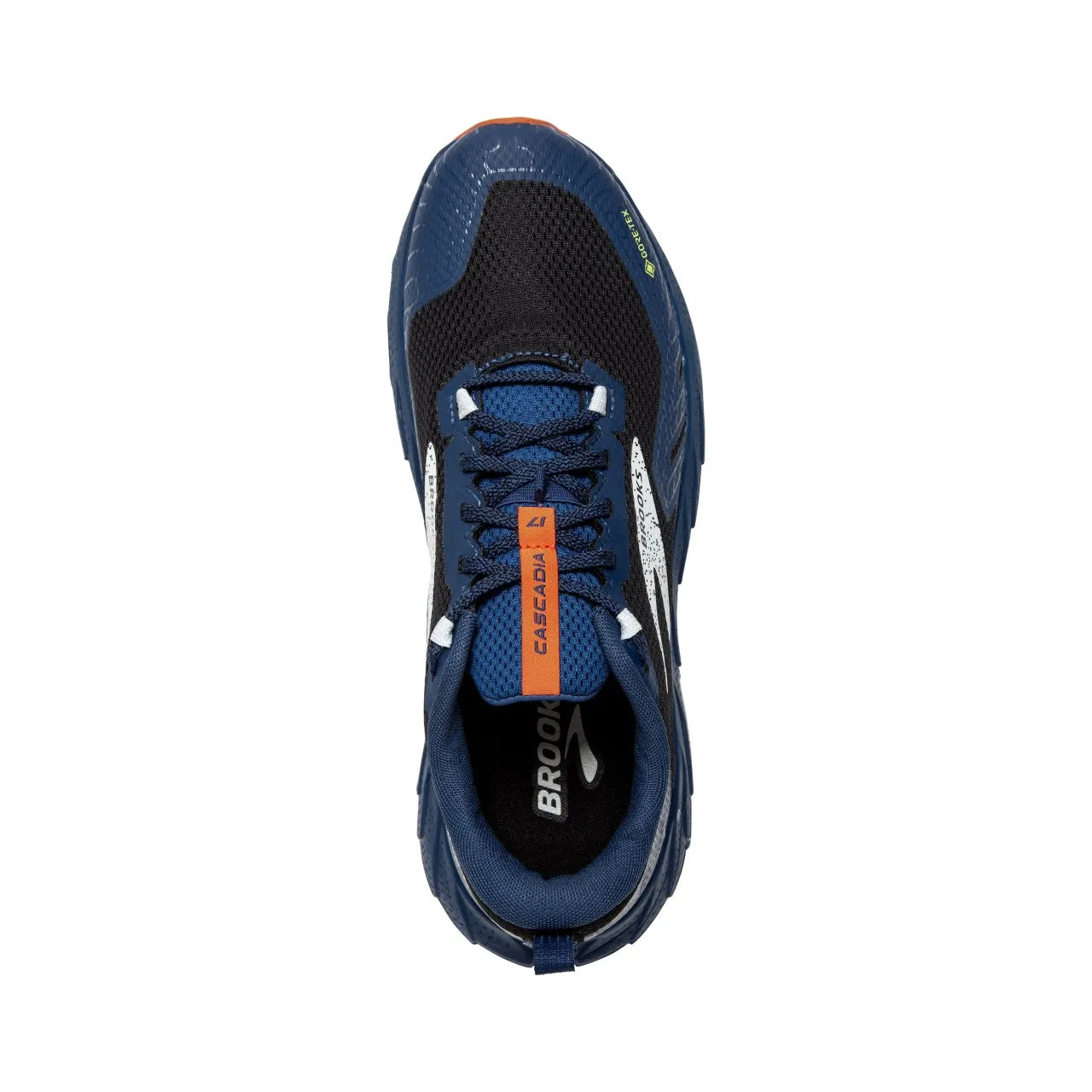 Brooks Cascadia 17 GTX (Men's) - Black/Blue/Firecracker