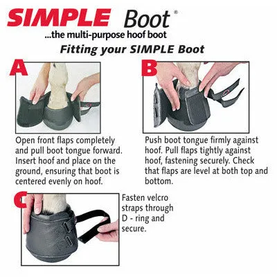 Cavallo Simple Horse Hoof Boots Pair- REGULAR Sole- MULTIPLE SIZES