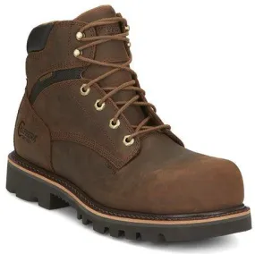 Chippewa Men's Sador 6" Comp Toe WP Lace-Up Work Boot - Tan - 73221