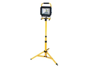 COB LED Single Pod Tripod Sitelight 2100 Lumen 30 Watt