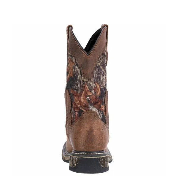 Dan Post Men's 11" Hunter Work Boot - Saddle Tan/Mossy Oak DP69408