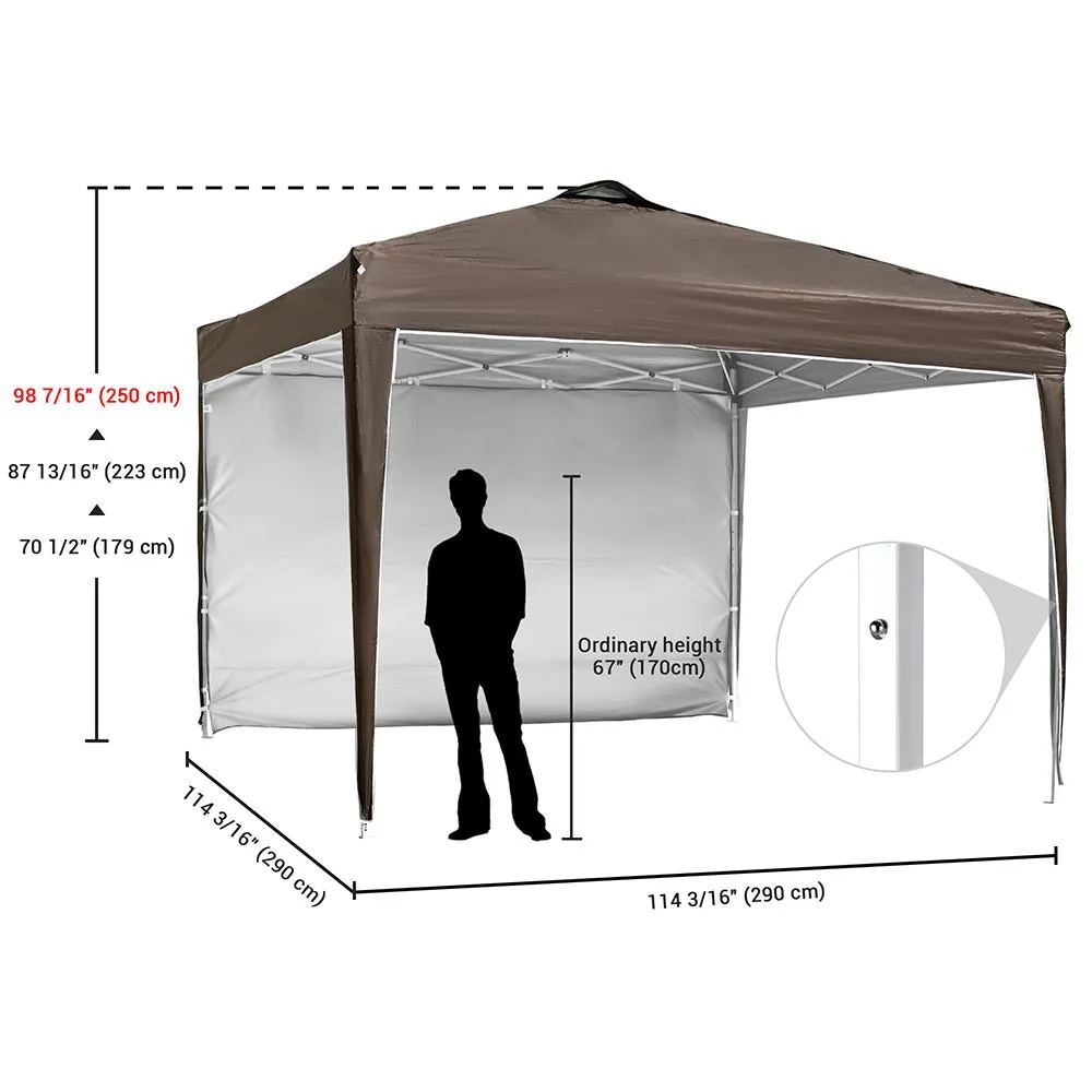 DIY Waterproof 10x10ft Pop Up Canopy EZ up Tent with Bag