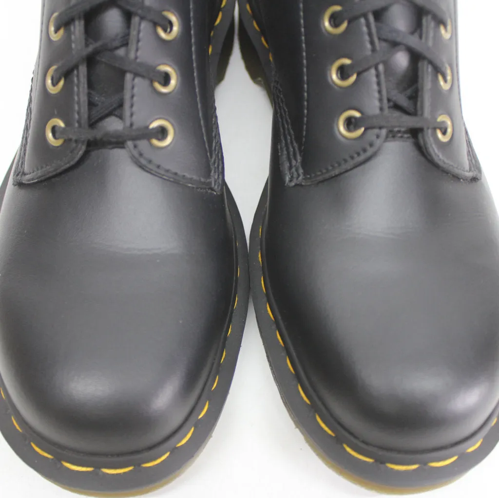 Dr. Martens Vegan 1460 Felix Rub Off 8 Eyelets Black Unisex Boots - UK 9.5