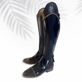 Dressage Boot Chester "Black Ophidia"