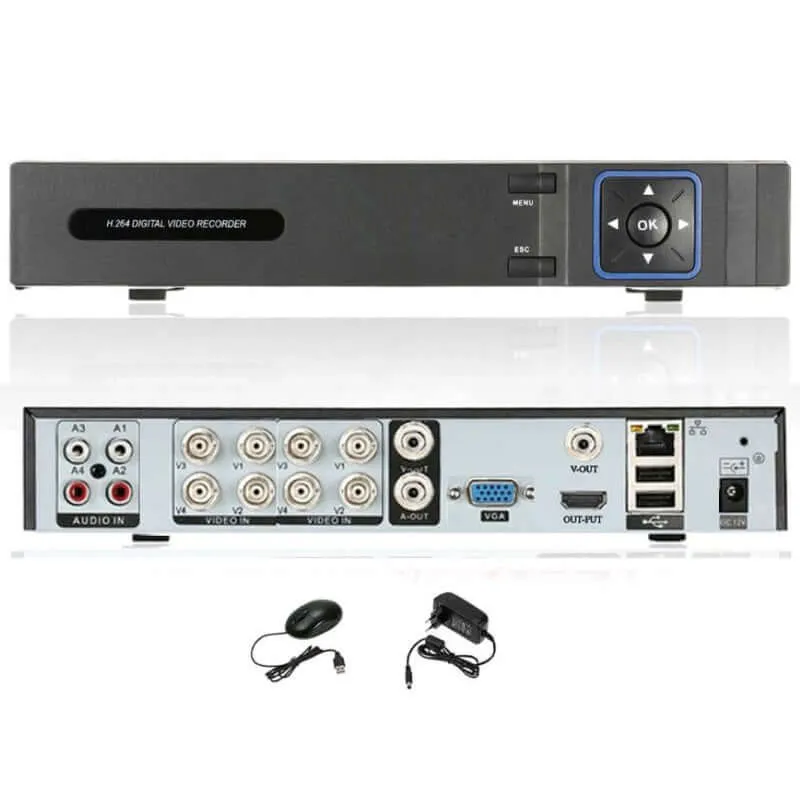 DVR Recorder For CCTV 8 Channel Security Camera System