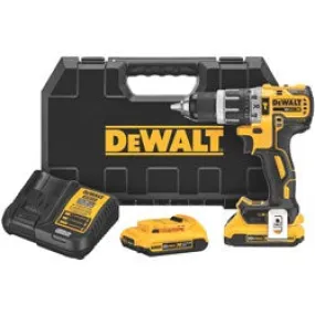 Factory Refurbished Dewalt 20V MAX* XR Lithium Ion Brushless Compact Hammerdrill Kit DCD796D2