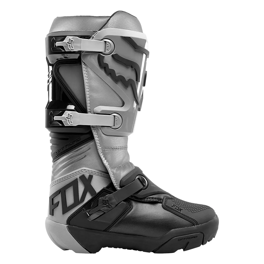 Fox Racing  Mens Gray Comp X Boot Full Coverage Traction Off Road Motocross Gear