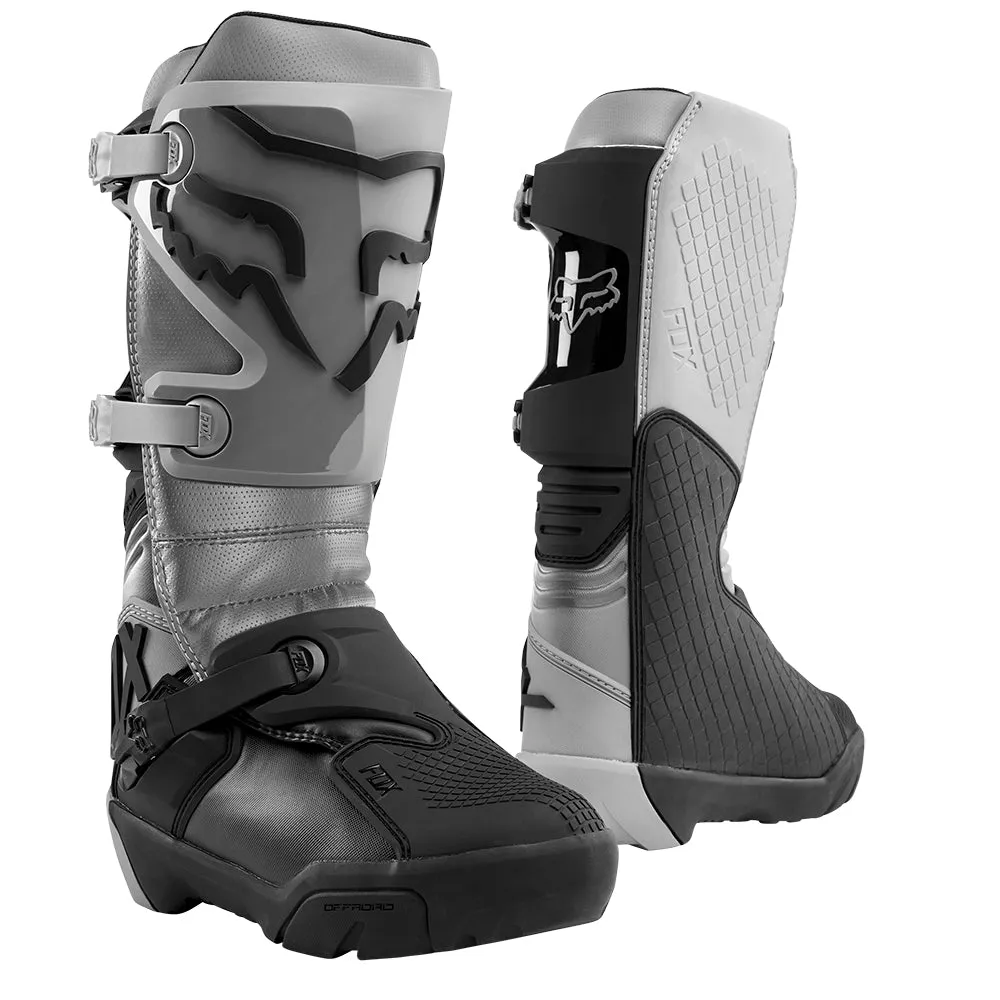 Fox Racing  Mens Gray Comp X Boot Full Coverage Traction Off Road Motocross Gear