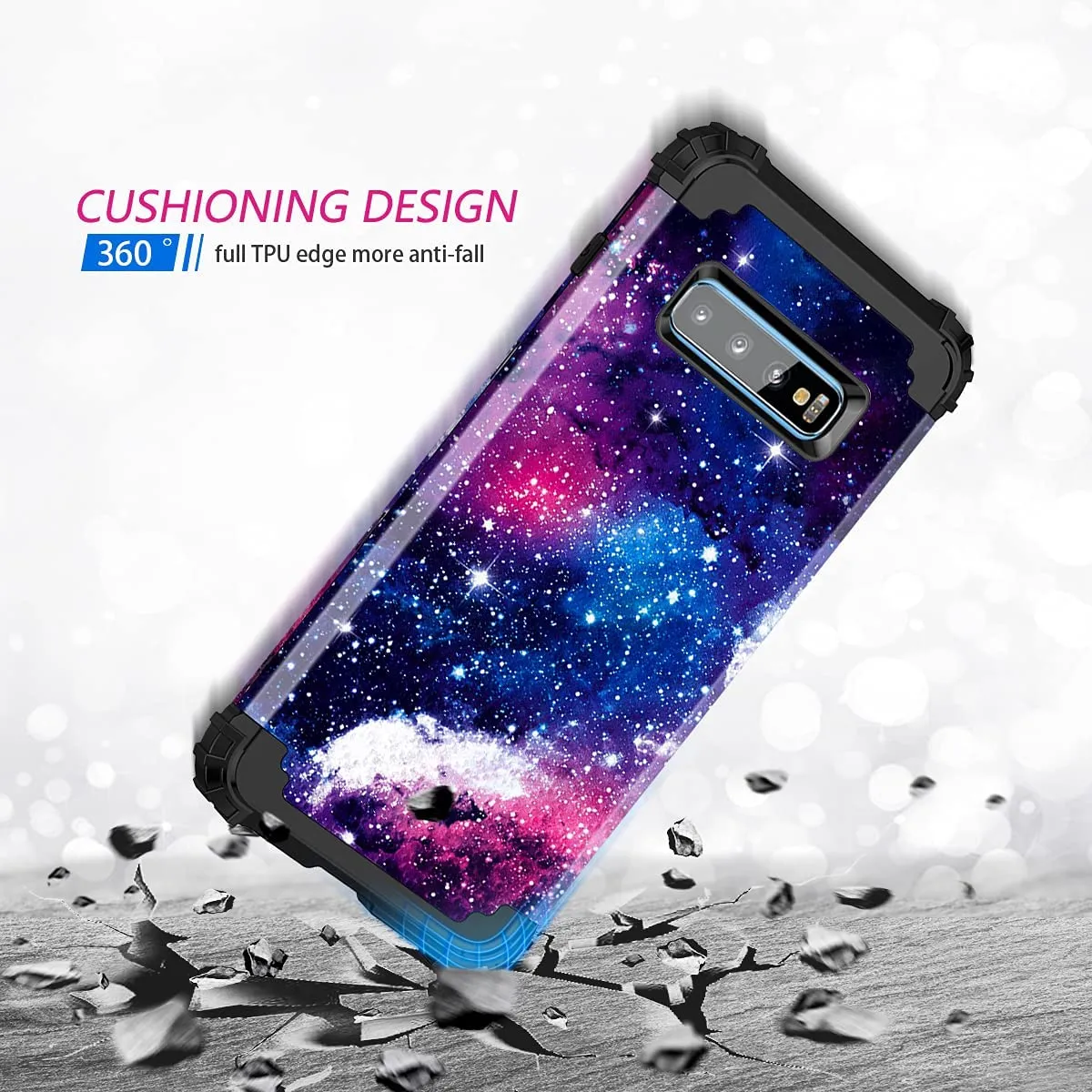 Galaxy S10 Glow The Dark Heavy Duty Shockproof Case