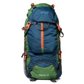 Hunter 75L Blue Green Rucksack with Raincover