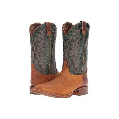 Justin Men's CPX Hidalgo Cognac Square Toe Cowboy Boots - 2811