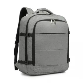 Kono Multi-level High-capacity Grey Cabin Bag Travel Backpack (30L)