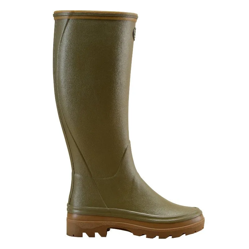 Le Chameau Giverny Jersey Lined Ladies Boot - Iconic Green