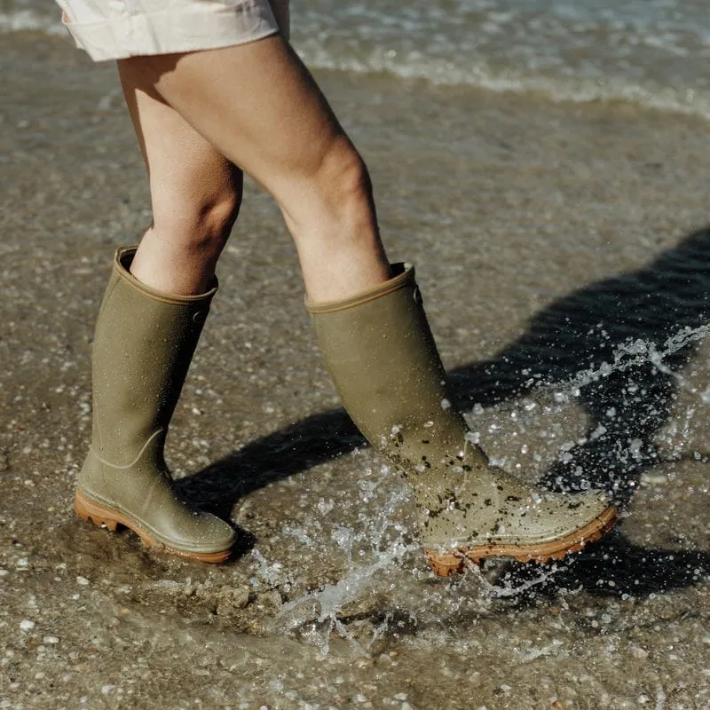 Le Chameau Giverny Jersey Lined Ladies Boot - Iconic Green