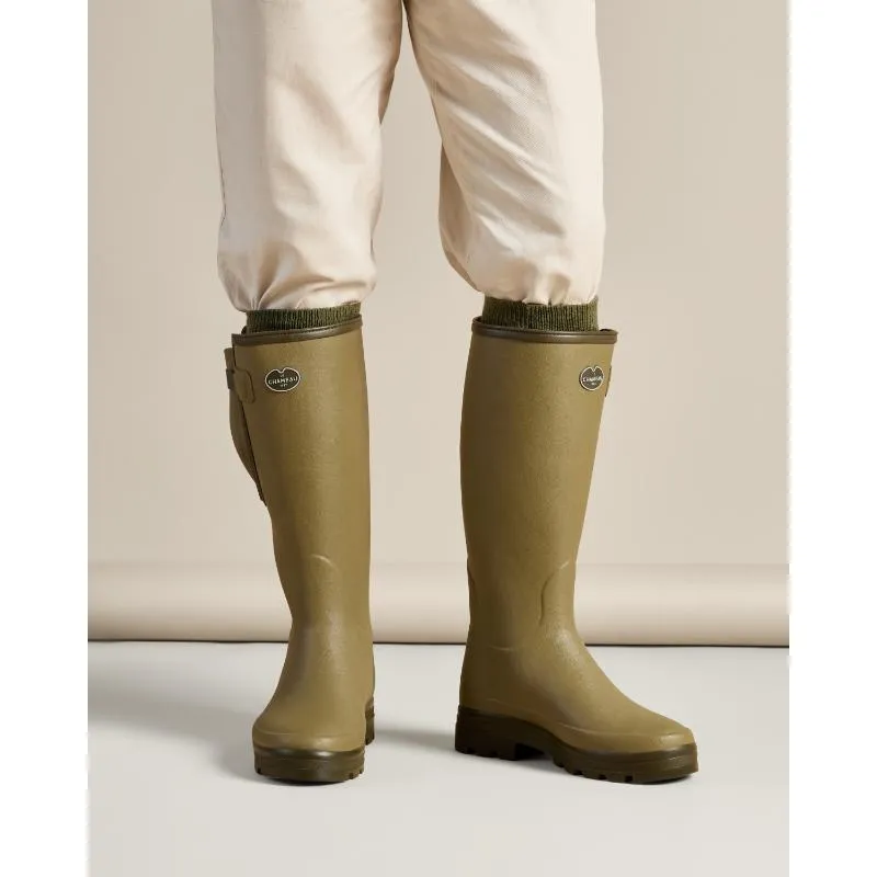 Le Chameau Mens Vierzonord Neoprene Lined Boots - Iconic Green