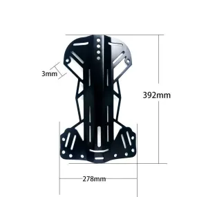 Lightweight Aluminium Scuba Backplate for BCD