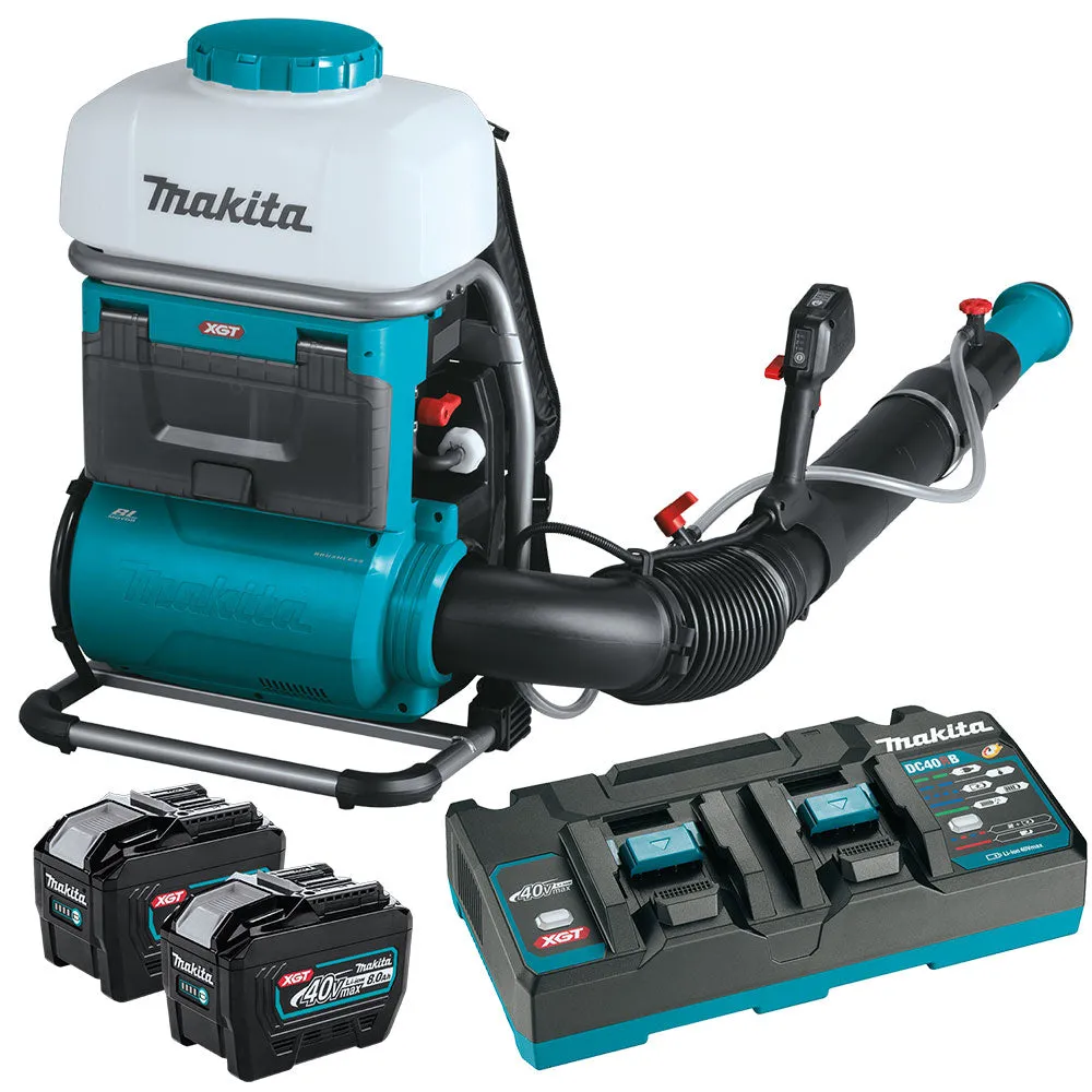 Makita GMP01PL 40V MAX XGT Brushless 4 Gallon Backpack Mist Blower Kit