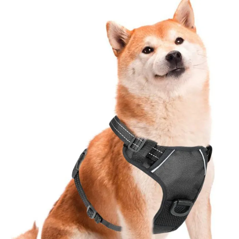 No-Pull Padded Adjustable Pet Harness with Handle, Tug And Choke Free