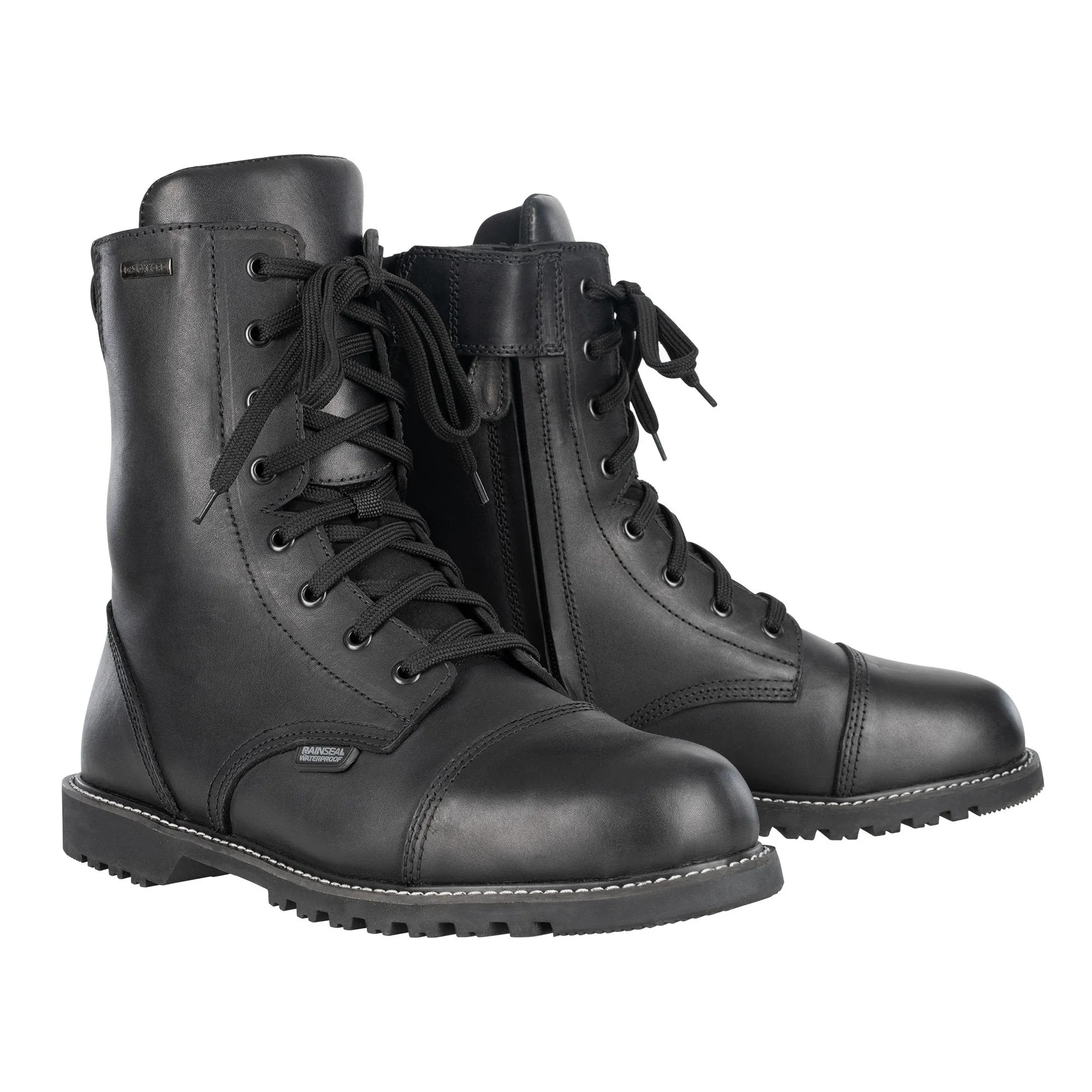 Oxford Merton 2.0 Waterproof Leather CE Motorcycle Boots - Black