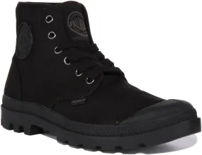 Palladium Pampa Hi In Black Black For Men