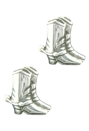 Pinto Ranch Silver Boot Cufflinks