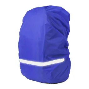 Reflective Light Waterproof Dustproof Backpack Rain Cover Portable Ultralight Shoulder Bag Protect Cover, Size:M(Blue)