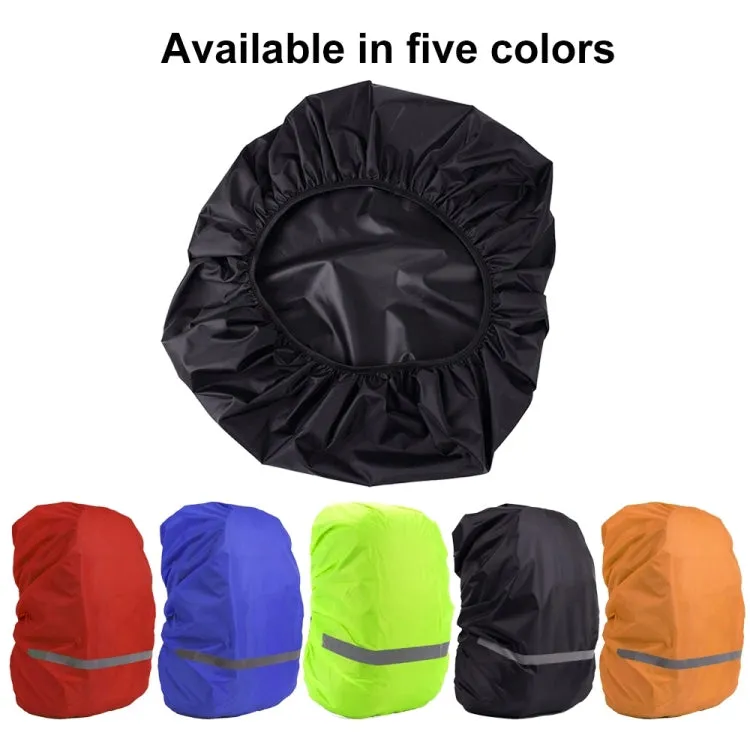 Reflective Light Waterproof Dustproof Backpack Rain Cover Portable Ultralight Shoulder Bag Protect Cover, Size:M(Green)