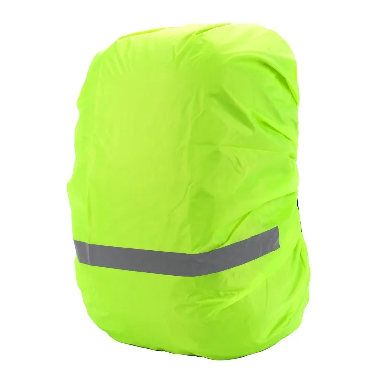 Reflective Light Waterproof Dustproof Backpack Rain Cover Portable Ultralight Shoulder Bag Protect Cover, Size:M(Green)