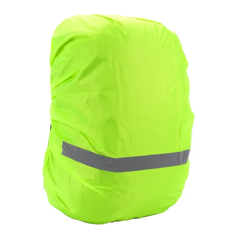 Reflective Light Waterproof Dustproof Backpack Rain Cover Portable Ultralight Shoulder Bag Protect Cover, Size:M(Green)