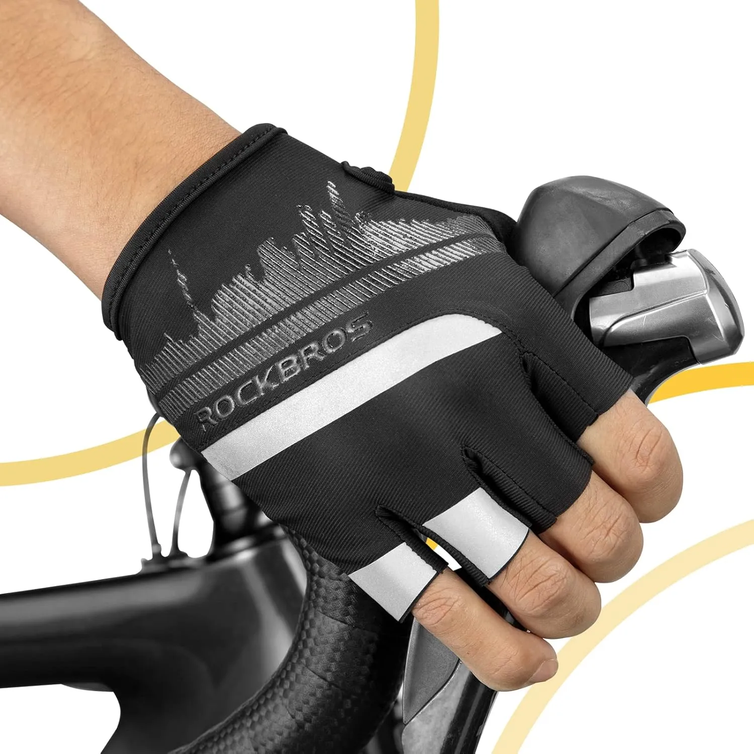 ROCKBROS Cycling Gloves Shock Absorbing Breathable