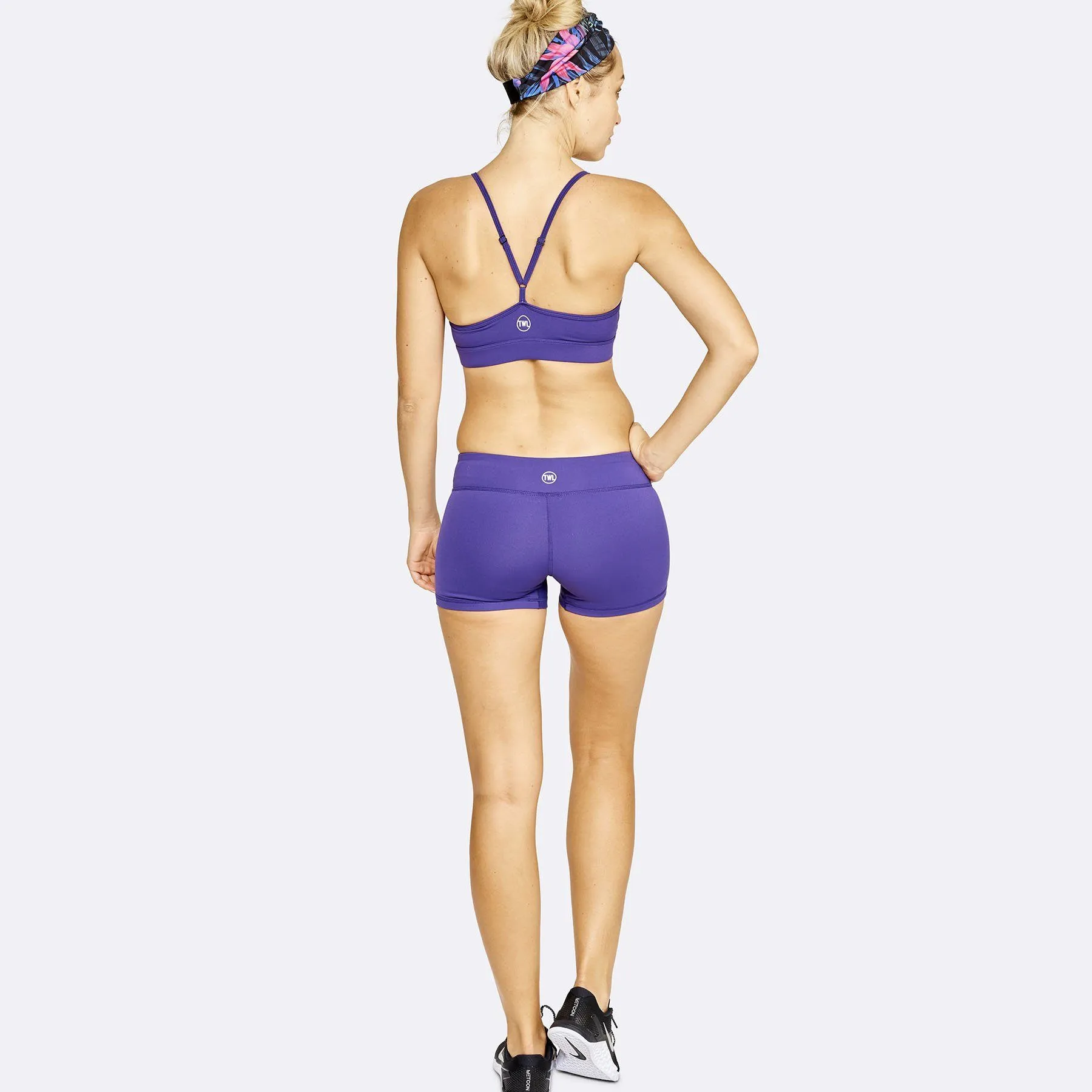 The WOD Life - Women's Swift Bra and Balance Shorts Set - Acai