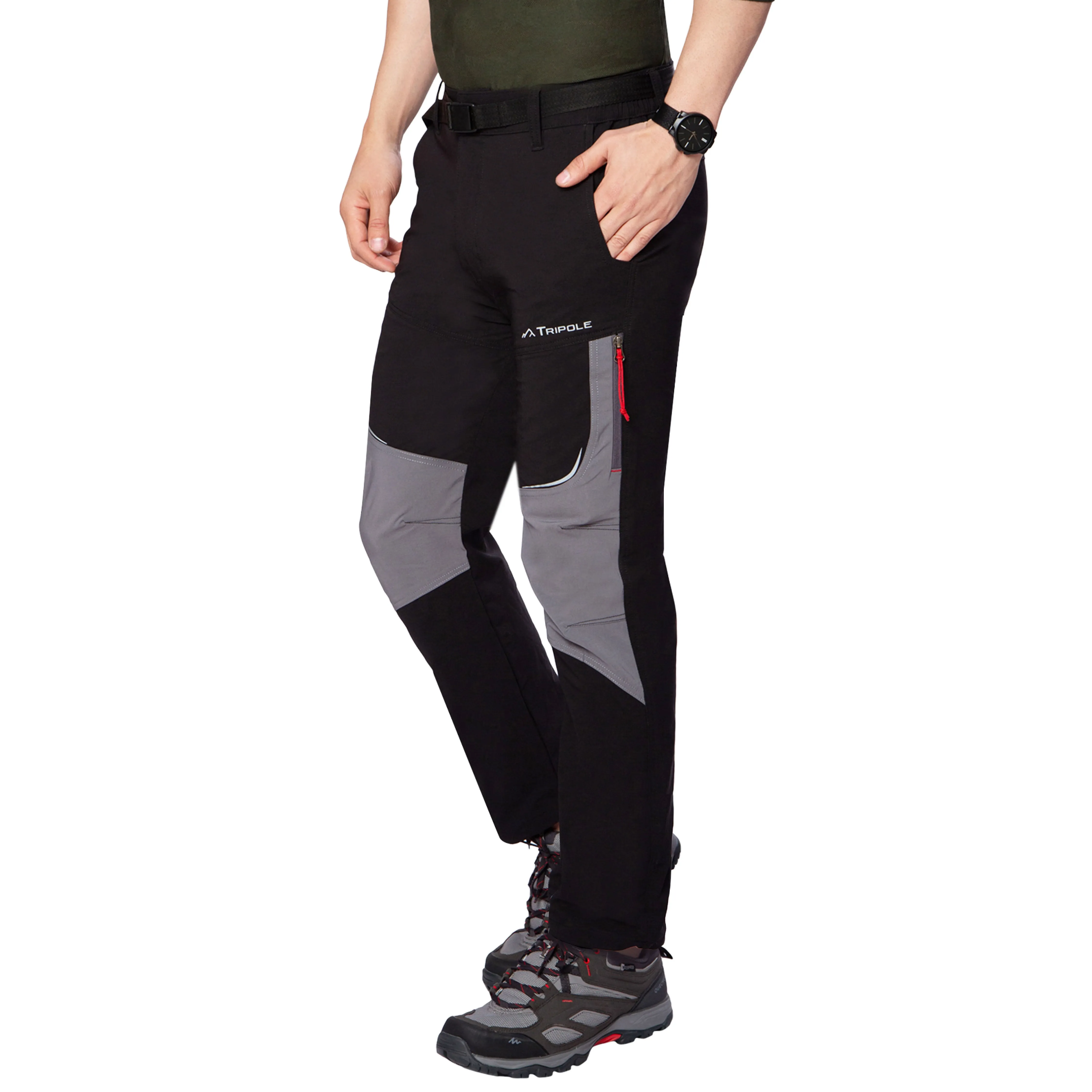 Trailblazer Trekking and Hiking Pants and Cargo - Black Grey