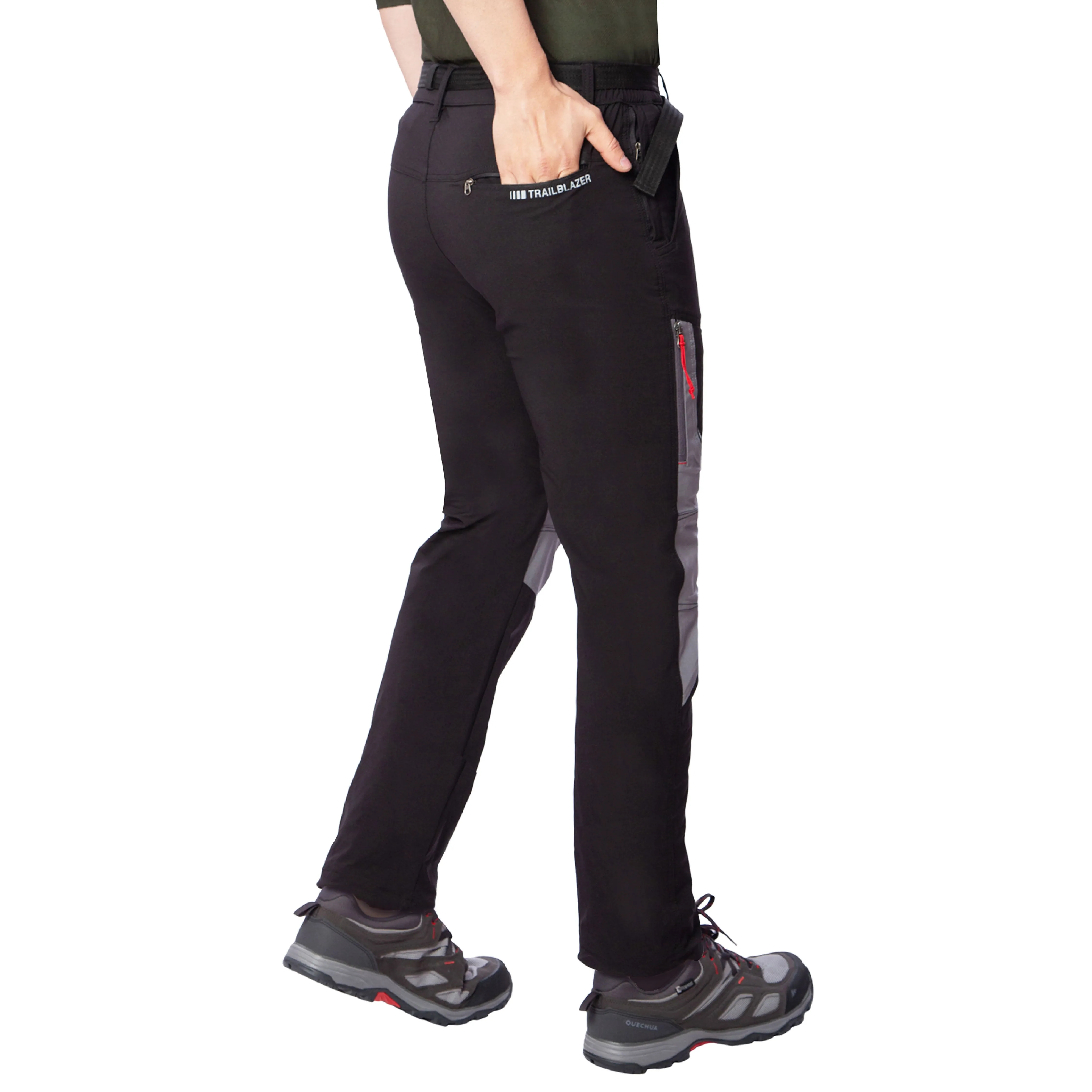 Trailblazer Trekking and Hiking Pants and Cargo - Black Grey