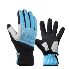 Winter Cycling Gloves Thermal Full Finger Bike Gloves Touch Screen Windproof Warm Outdoor Sports Ski Bicycle Gloves