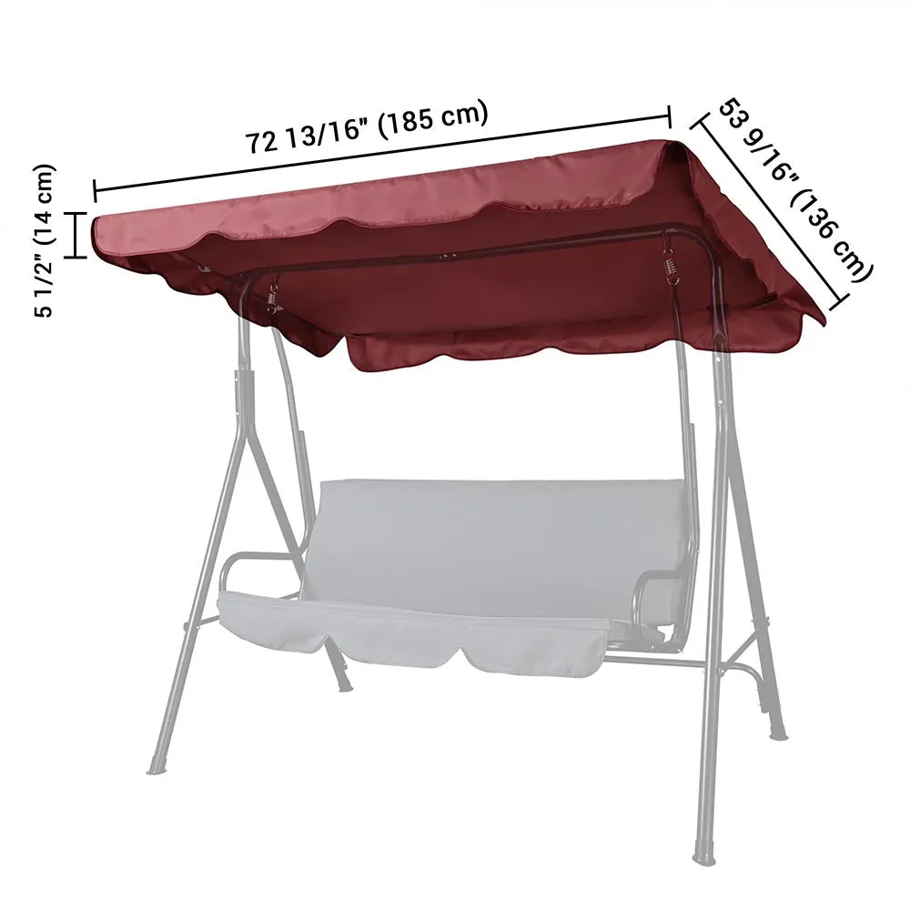 Yescom Patio Porch Replacement Swing Canopy 72"x53"